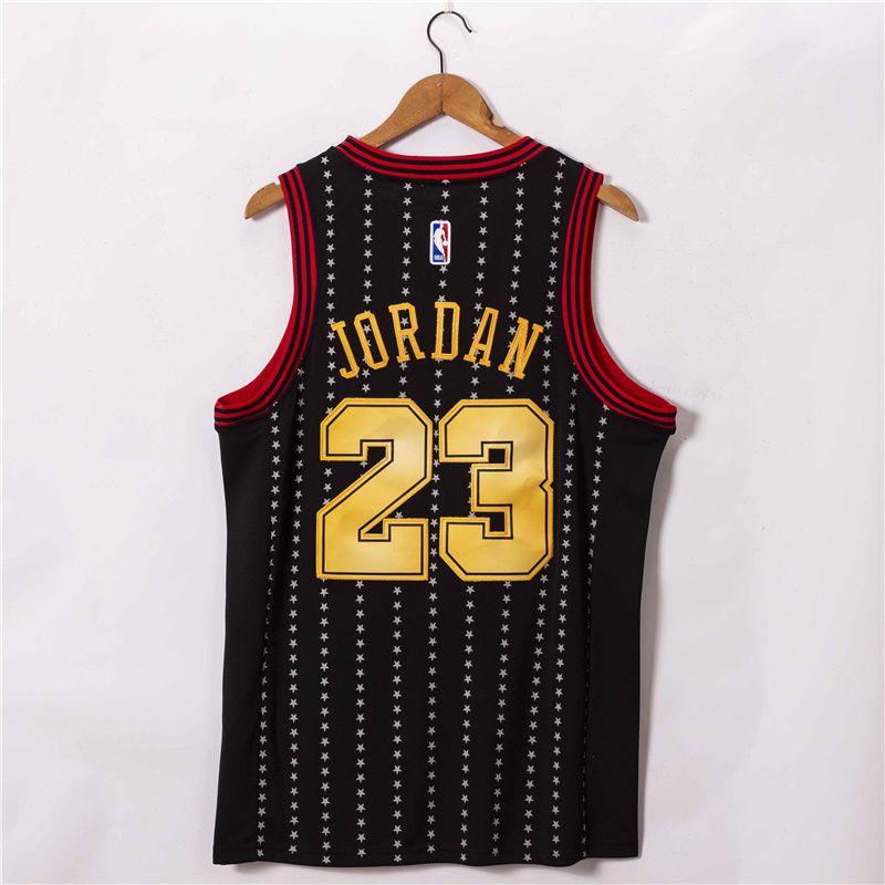 Men Chicago Bulls #23 Jordan Black Game 2021 NBA Jersey->new york knicks->NBA Jersey